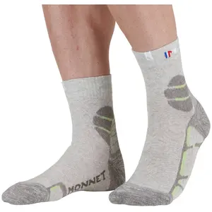 Chaussettes Monnet Mid Lin Gris 39/40 pas cher