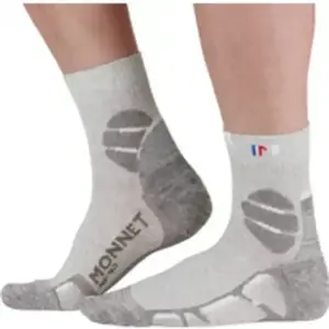 Chaussettes Monnet Mid Lin Gris 35/36 pas cher