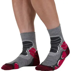 Chaussettes Monnet Mid Extra Light Rouge 43/44 pas cher