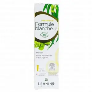 Lehning Dentifrice Blancheur Tube 80 g pas cher