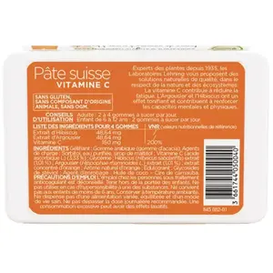 Lehning Pâte Suisse Vitamine C 40 gommes pas cher