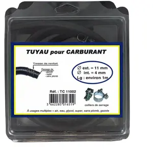 Noname Tuyau pour carburant 4 mm pas cher