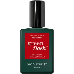 MANUCURIST GREEN FLASH RED CHERRY Vernis semi-permanent - 15 ml pas cher