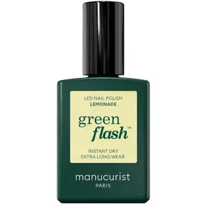 MANUCURIST - Vernis Semi Permanent Jaune Pâle Pailleté GREEN FLASH Lemonade pas cher