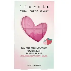 Inuwet tablette de bain effervescente Fraise 200g pas cher