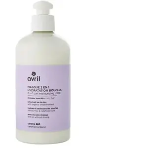 Avril Masque 2 en 1 hydratation boucles certifié bio 300ml pas cher