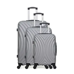 Comparateur de prix : Set de 3 valises - HERO - LAGOS - 4 roues - Gris