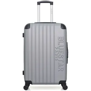 Valise - BLUESTAR - BUCAREST - 4 roues - 65 cm - Gris pas cher