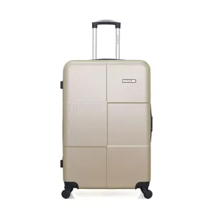 Valise - BLUESTAR - MIAMI - Grand format - 4 roues - 75 cm - Beige pas cher