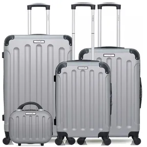 Set de 4 valises - BLUESTAR - MADRID-C - 4 roues - GrisVendu parcdiscount