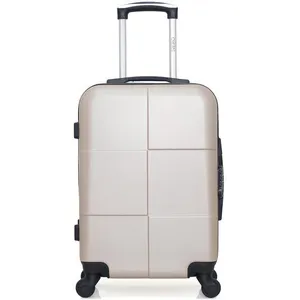 Valise Cabine CORONADO 55 cm 4 Roues - beige - HERO 55x35x21cm pas cher