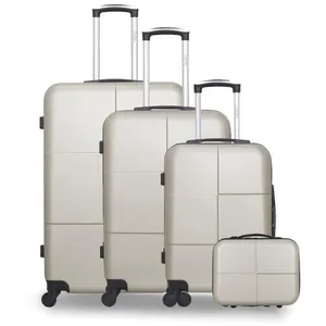 Comparateur de prix : Set de 4 valises - HERO - CORONADO-C - 4 roues - Beige