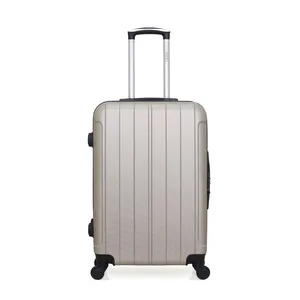 SWISS KOPPER Valise - HERO - FOGO - Weekend - 4 roues - 65 cm - Beige pas cher