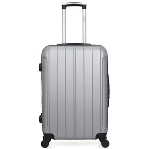 Valise - HERO - FOGO - 4 roues - 65 cm - Gris - Rigide - Déperlant pas cher