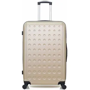 Valise Grand Format TAURUS 4 Roues - beige - HERO 75x47x29cm pas cher