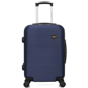 BLUESTAR - Valise Cabine LONDON 55 cm 4 Roues - bleu pas cher