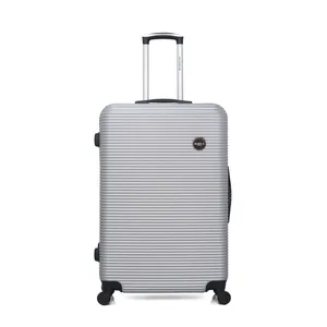 Valise rigide BLUESTAR LONDON - Grand format - 4 roues - 75 cm - Gris pas cher