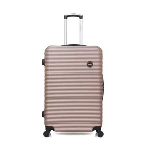 Valise Grand Format LONDON 4 Roues - ROSE - BLUESTAR 75x47x29cm pas cher