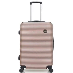 Valise - BLUESTAR - LONDON - Weekend - 4 roues - 65 cm - Rose doré pas cher