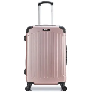 Valise - BLUESTAR - MADRID - Weekend - 4 roues - 65 cm - Rose doré pas cher