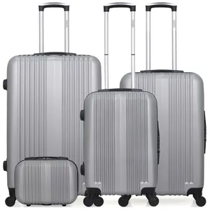 Set de 4 valises - HERO - LIPARI-C - 4 roues - GrisVendu parrakuten