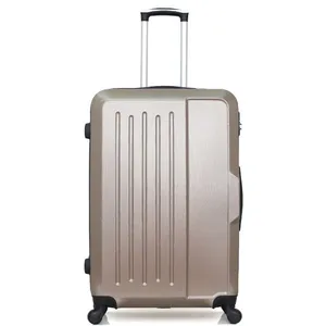 Valise - HERO - VESUVIO - Grand format - 4 roues - 75 cm - Beige pas cher