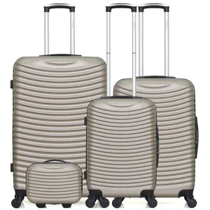 Comparateur de prix : Set de 4 valises - HERO - ETNA-C - 4 roues - Beige