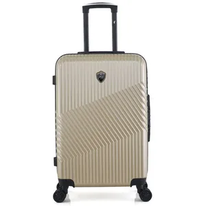 Valise - GENTLEMAN FARMER - PETER - Weekend - 4 roues - 65 cm - Beige pas cher