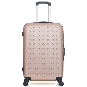 HERO - Valise Weekend TAURUS 65 cm 4 Roues - rose pas cher