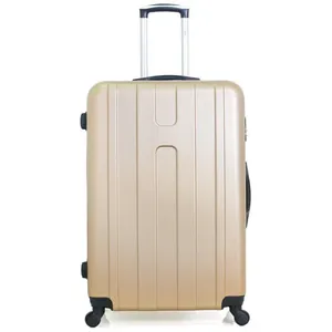 Valise Grand Format ATLANTA  4 Roues - beige - HERO 75x47x29cm pas cher