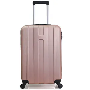 Valise - HERO - ATLANTA - Grand format - 4 roues - 75 cm - Rose doré pas cher
