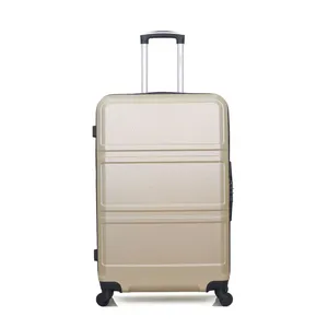 Valise rigide HERO UTAH - Grand format - 4 roues - 75 cm - Beige pas cher