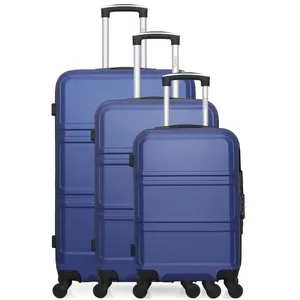 Comparateur de prix : Set de 3 valises - HERO - UTAH - 4 roues - Marine