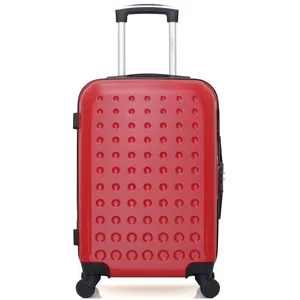 HERO - Valise Cabine TAURUS 55 cm 4 Roues - rouge pas cher