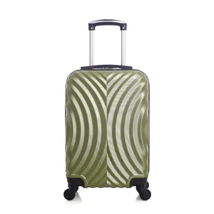Valise - HERO - LAGOS - 55 cm - Cabine - 4 roues - Taille S - Kaki pas cher