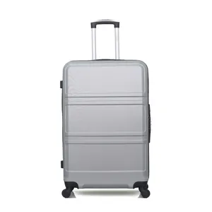 Valise - HERO - UTAH - Grand format - 75 cm - 4 roues - ABS - Gris pas cher