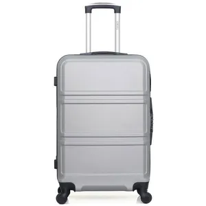 HERO - Valise Weekend UTAH 65 cm 4 Roues - gris pas cher
