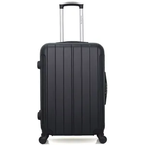 Valise - BLUESTAR - NAPOLI - Weekend - 4 roues - 65 cm - Noir pas cher