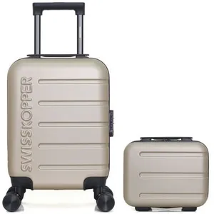Valises cabine XXS et vanity - SWISS KOPPER - AIGLE - Beige - Lot de 2... pas cher