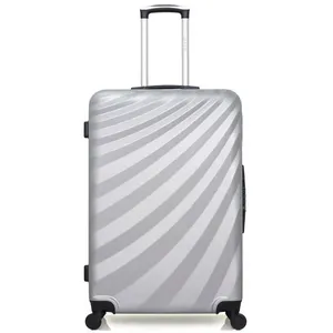 Valise - WAVE PARIS - DANUBE - Grand format - 4 roues - 75 cm - Gris pas cher