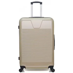 Valise - WAVE PARIS - SELENGA - Grand format - 4 roues multidirectionnelles - 75 cm - Beige pas cher