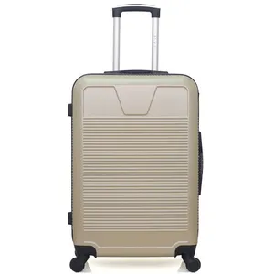 Valise - WAVE PARIS - SELENGA - Weekend - 65 cm - 4 roues - ABS - Beig... pas cher
