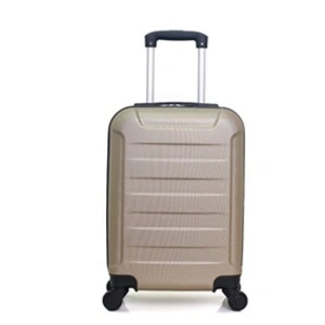Valise Petite Cabine ELBE-E - beige - WAVE PARIS 50x33x21cm pas cher