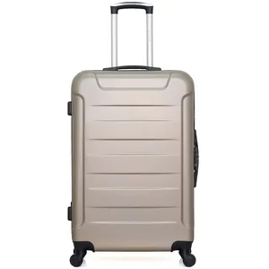 Valise Grand Format ELBE-A 70 cm 4 Roues - beige - WAVE PARIS 70x44x29cm pas cher