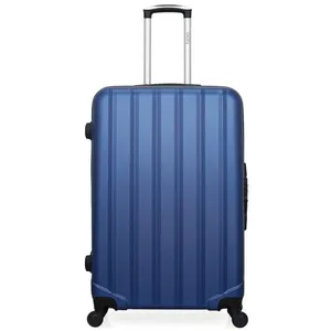 Valise - HERO - HIMALAYA - Grand Format - 75 cm - 4 Roues - Bleu pas cher