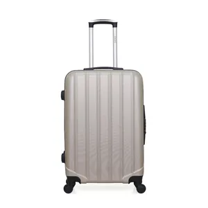 Valise - HERO - HIMALAYA - Weekend - 4 roues - 65 cm - Beige pas cher