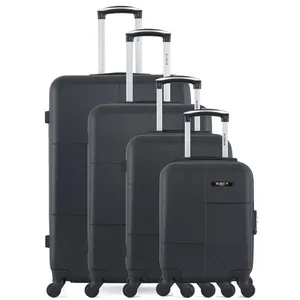 Set de 4 valises - BLUESTAR - MIAMI-M - 4 roues - NoirVendu parcdiscount