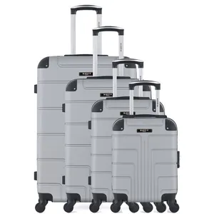 Set de 4 valises - BLUESTAR - OTTAWA-M - 4 roues - GrisVendu parcdiscount