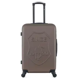Valise - GENTLEMAN FARMER - DAMON - Weekend - 4 roues - 65 cm - MarronVendu parcdiscount
