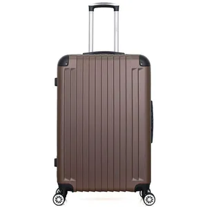 WAVE PARIS - Valise Grand Format TAGE 75 cm 4 Roues - marron pas cher